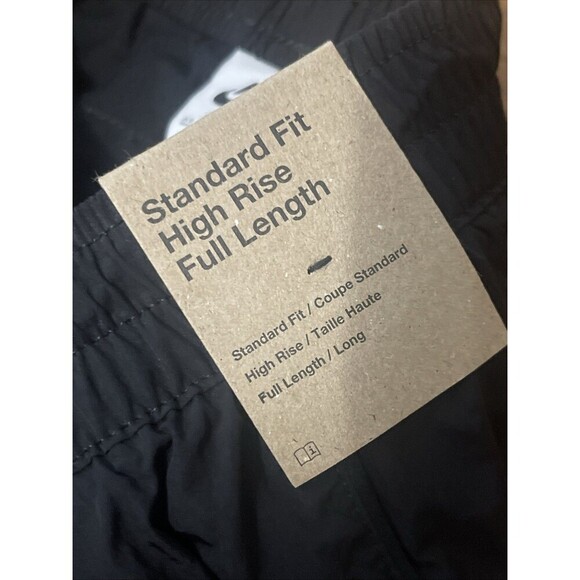 NIKE Windrunner High-Waisted Woven Open-Hem Pants Size XS Black NEW FV7655-010 - Picture 11 of 15